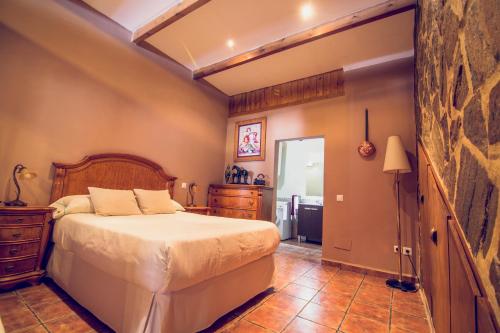 Postel nebo postele na pokoji v ubytování Apartamento casa con piscina privada
