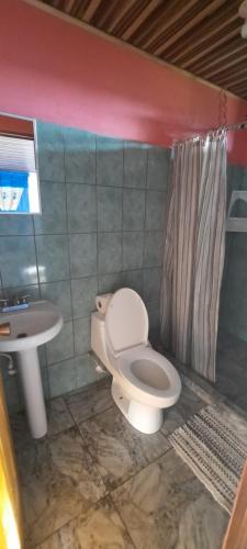 Koupelna v ubytování Casa Caribe