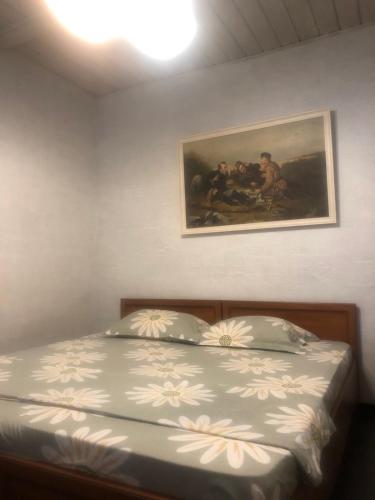 Postel nebo postele na pokoji v ubytování Guest House on Lesnaya
