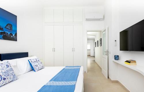 Katil atau katil-katil dalam bilik di Casetta Caprile