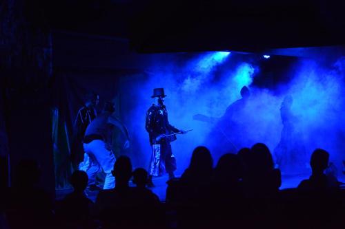 a group of people watching a band on a stage at Golfo del Sole Hotel & Holiday Resort in Follonica