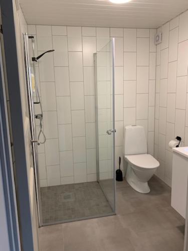 Koupelna v ubytování Trysnes Brygge