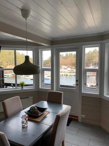 Et opholdsområde på Trysnes Brygge