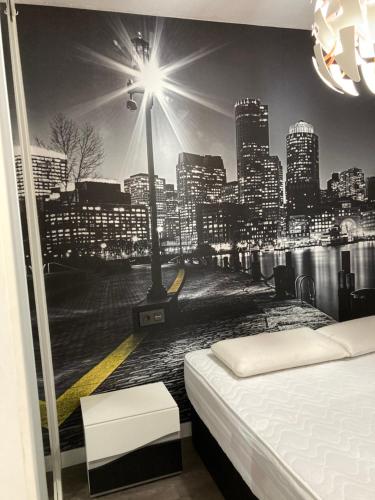 A bed or beds in a room at Tunel10