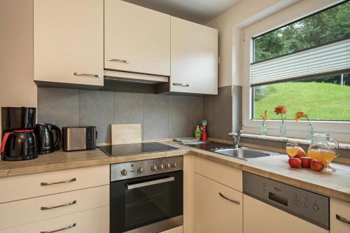 Dapur atau dapur kecil di Haus Afaldra