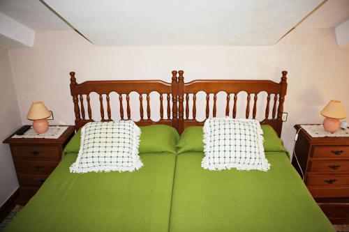 Cama o camas de una habitación en Casa de Aldea El Valle