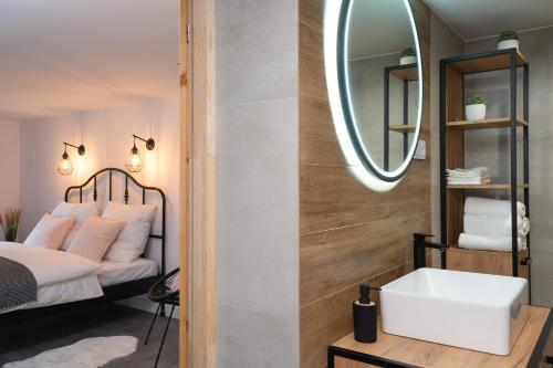 Koupelna v ubytování Secret Loft by Villa Jurka