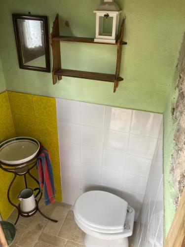 Koupelna v ubytování Il rifugio del Ghiro