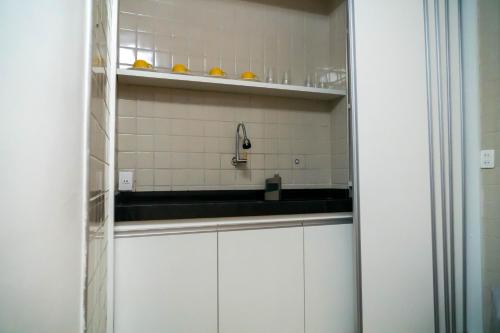 Köök või kööginurk majutusasutuses Flat da Vila