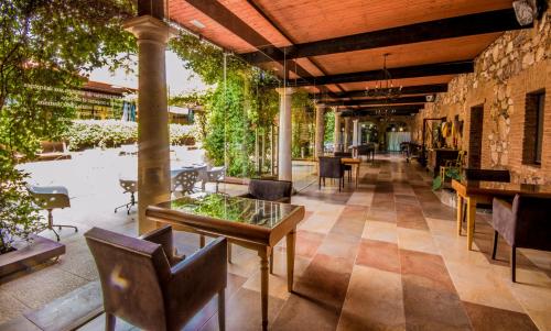 Ruang duduk di Hotel Boutique Palacio de la Serna