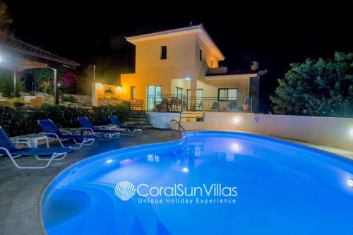 Large Pool Garden, Billiard, Peaceful Area, Near to the Sea, Coral Bay Paphos