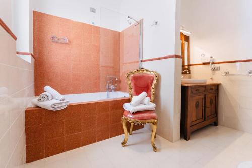 Et badeværelse på Villa Eleonora Paestum