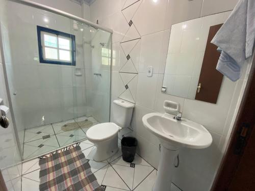 Et badeværelse på Pousada Turismo