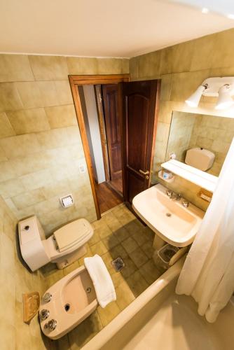 Koupelna v ubytování Tunqueley Hotel