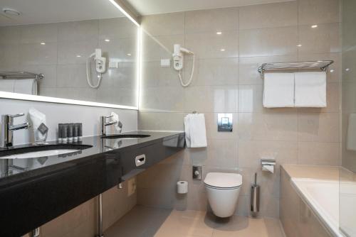 Thon Hotel Ski tesisinde bir banyo