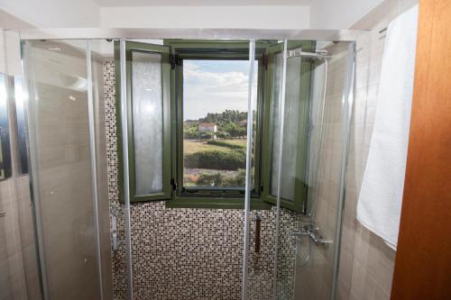 A bathroom at River