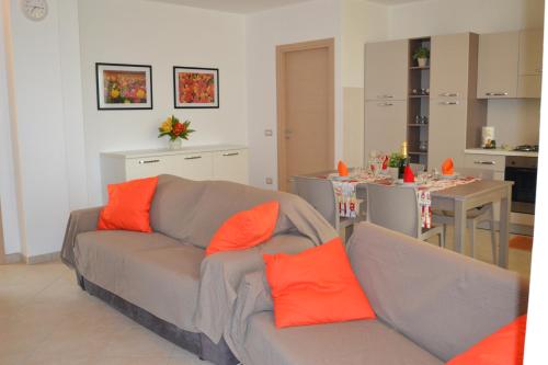 A seating area at Casa di Gian