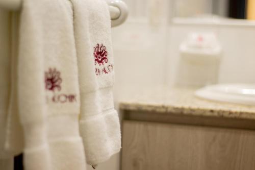 Ett badrum på Hotel Riviera Muchik