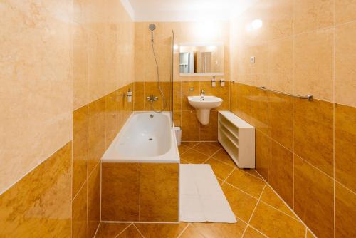 Koupelna v ubytování Apartmán Siesta Terchová