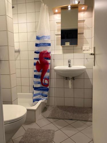 Bilik mandi di Apartment- Singen Überlinger Straße