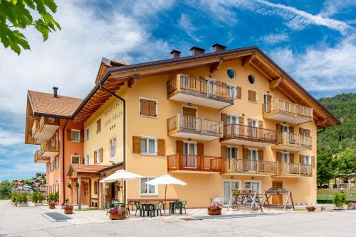 Budova, kde se aparthotel nachází