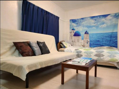 Postel nebo postele na pokoji v ubytování Hayakawa mansion