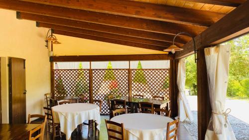 Restaurace v ubytování Locanda Cacio Re