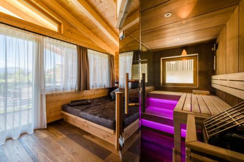 Cama o camas de una habitación en Beim Hochfilzer Superior 4 Sterne