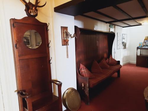 Χώρος καθιστικού στο Lion Hotel Dulverton