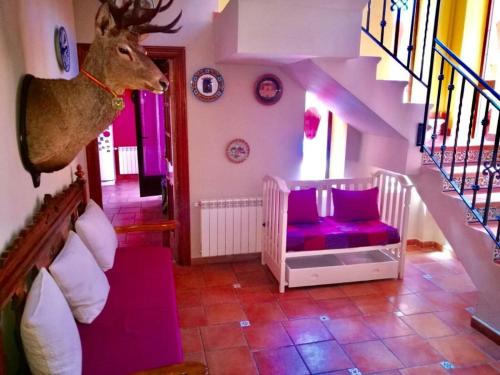Posedenie v ubytovaní Luxurious Villa in Arcas with Private Pool