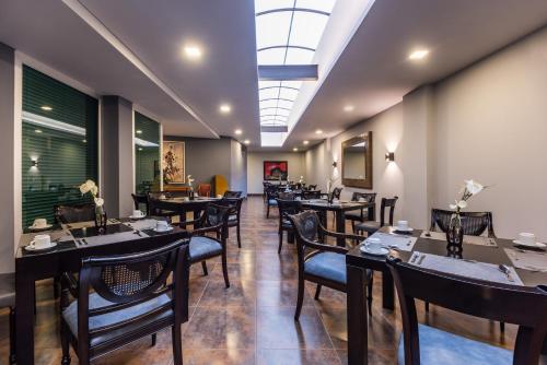 Posezení v ubytování Hotel Egina Medellin