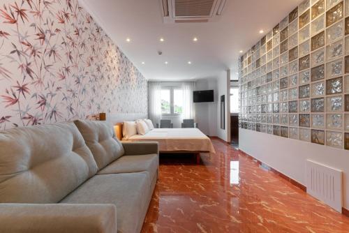 Гостиная зона в Hotel Condado Ourense