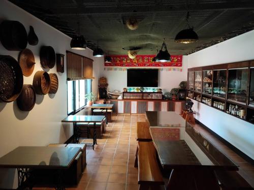 Restaurace v ubytování 君彤景園 餐飲住宿