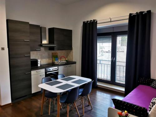 Blue apartment