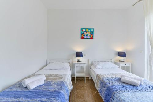 Ένα ή περισσότερα κρεβάτια σε δωμάτιο στο Apartments Kampanel