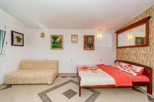 Χώρος καθιστικού στο Apartmani LIRA