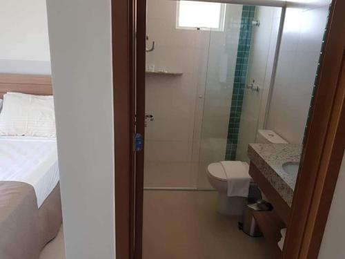 Vonios kambarys apgyvendinimo įstaigoje Ilhas do Lago Eco Resort - Apartamento