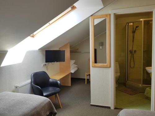 Koupelna v ubytování Spa Hotel Ezeri