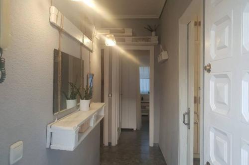 Koupelna v ubytování Bonito y coqueto apartamento
