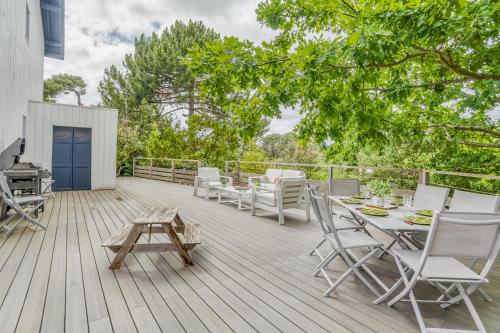 Villa Le Deck - Grande maison familliale proche plage