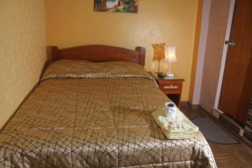Un ou plusieurs lits dans un hébergement de l'établissement Hotel Virgen del Carmen - Huaraz