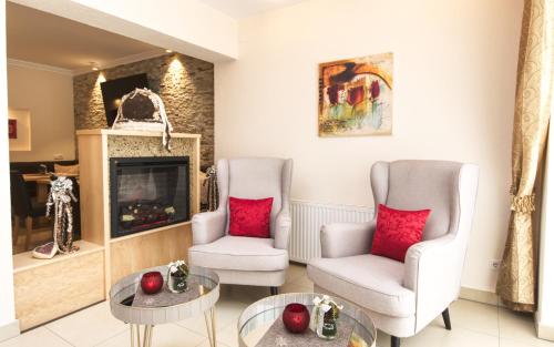 Χώρος καθιστικού στο Apart Bellaria