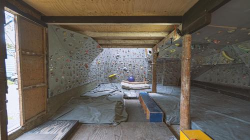 Koupelna v ubytování Hostal Climb House