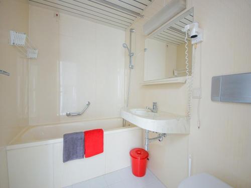 Koupelna v ubytování Ferienwohnung Lexe