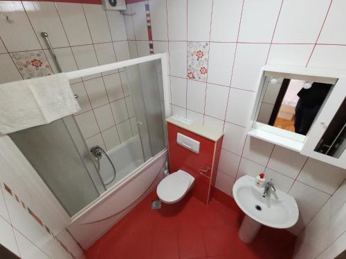 Koupelna v ubytování Villa Salvia