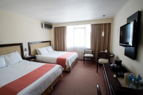 Katil atau katil-katil dalam bilik di Best Western Plus Hotel Terraza
