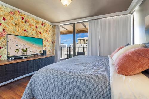 Voodi või voodid majutusasutuse Oceanview Penthouse Suite toas