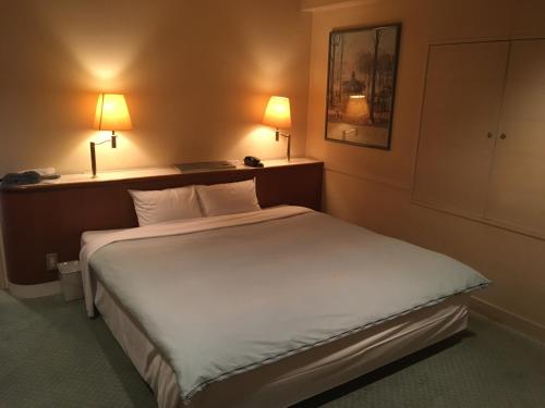 Postel nebo postele na pokoji v ubytování Hotel Noel