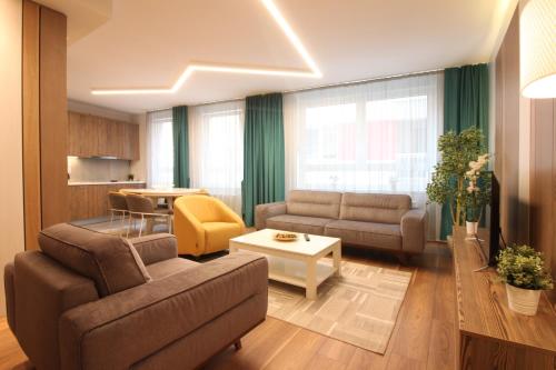 Ruang duduk di Sarajevo Daily Apartments