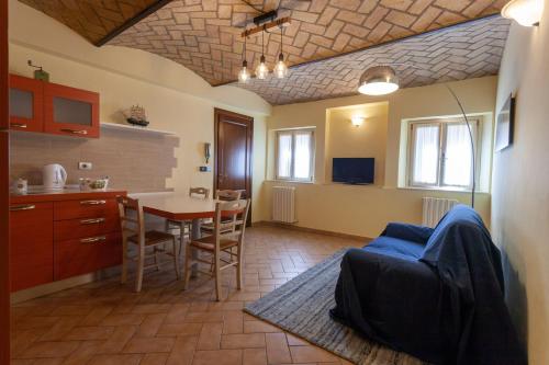 Kuchyň nebo kuchyňský kout v ubytování casa vacanze asia